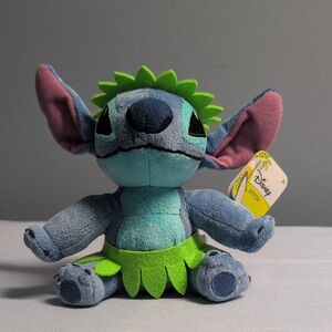 Disney Stitch Plush with Green and Blue Accents